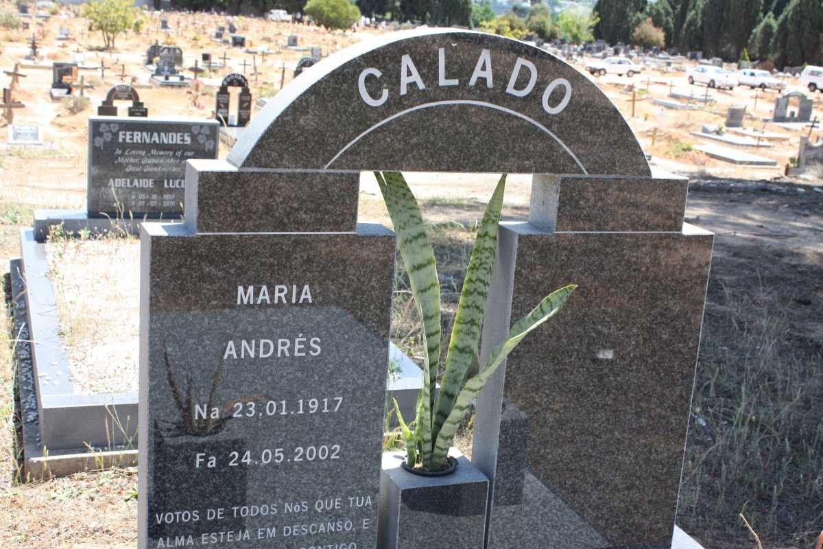 CALADO Maria Andrés 1917-2002