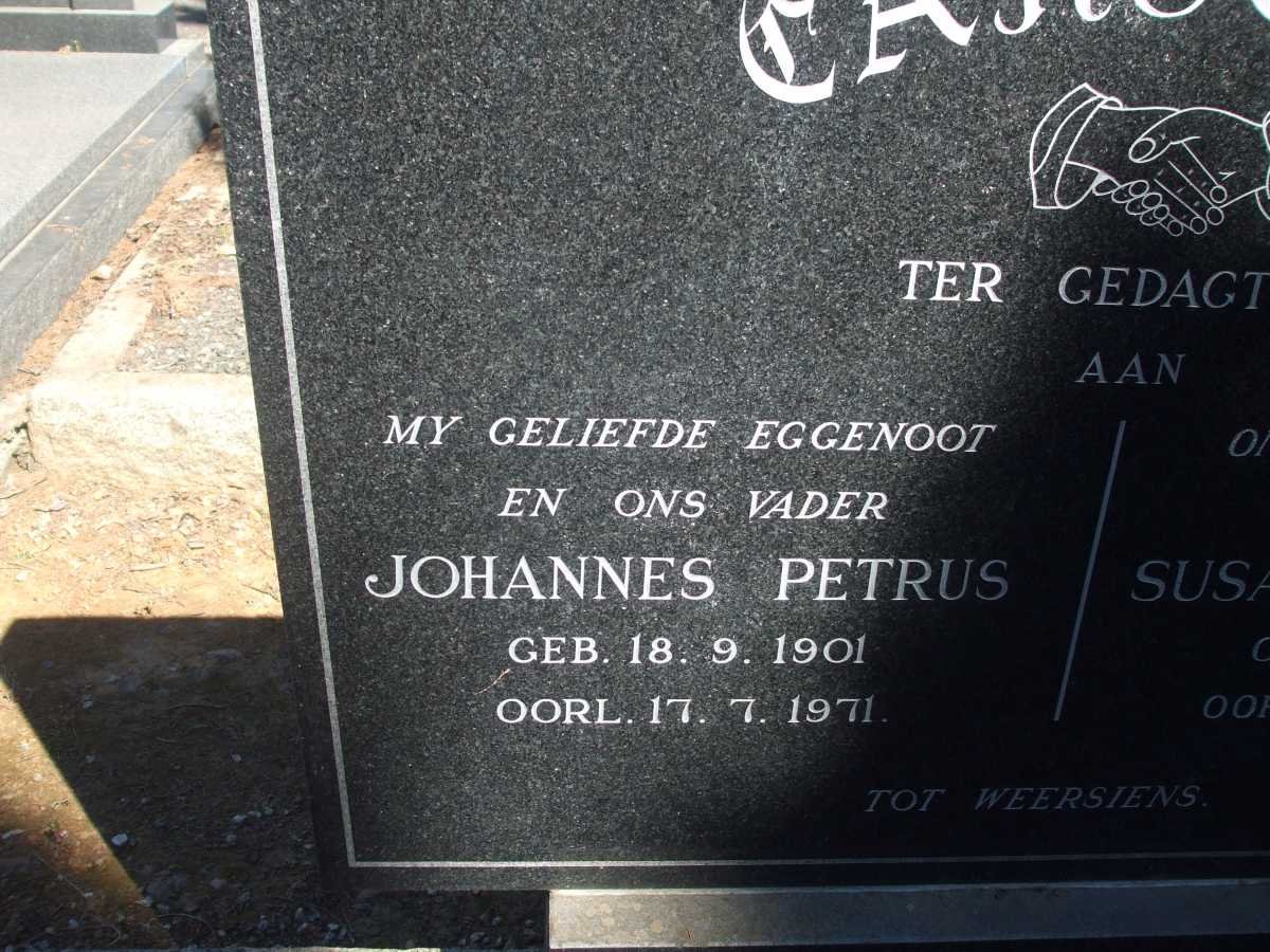 CARSTENS Johannes Petrus 1901-1971 &amp; Susanna Johanna 1910-2003