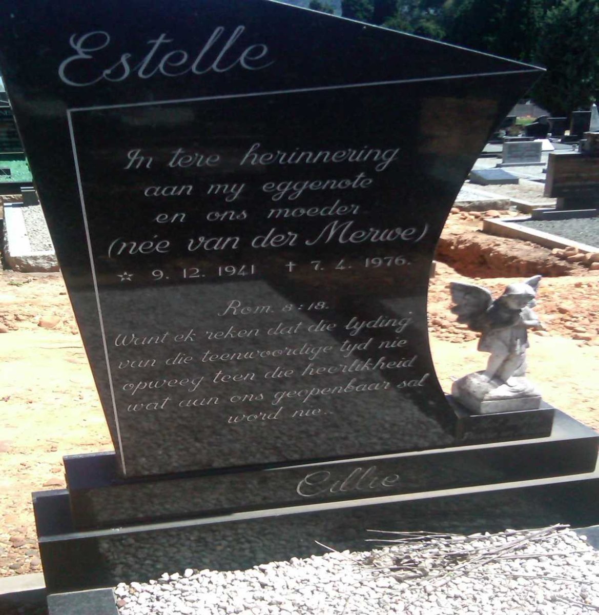CILLIE Estelle nee VAN DER MERWE 1941-1976