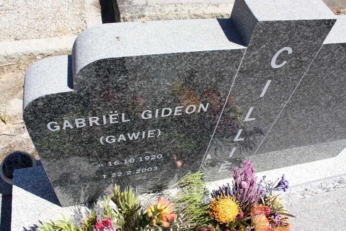 CILLIE Gabriel Gideon 1920-2003