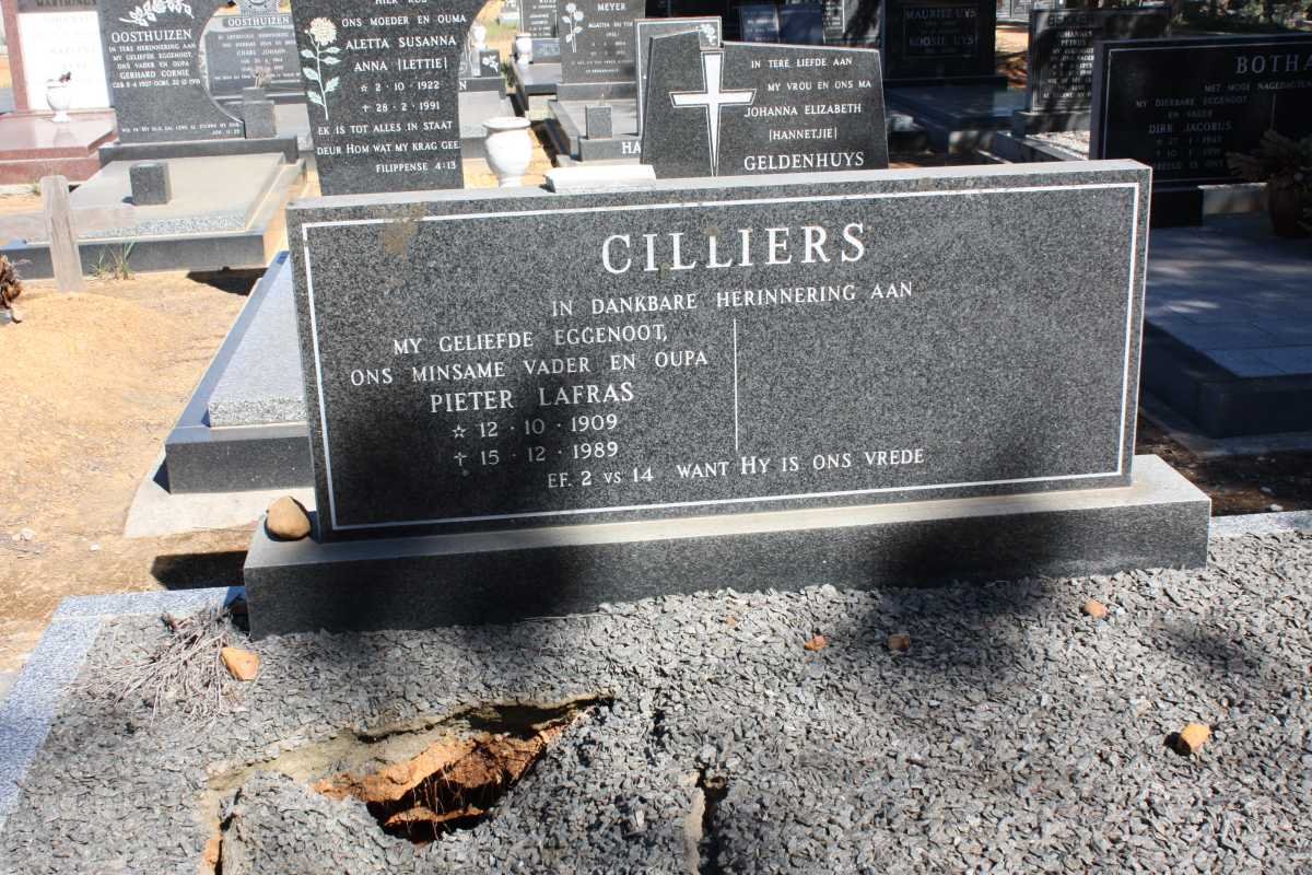 CILLIERS Pieter Lafras 1909-1989