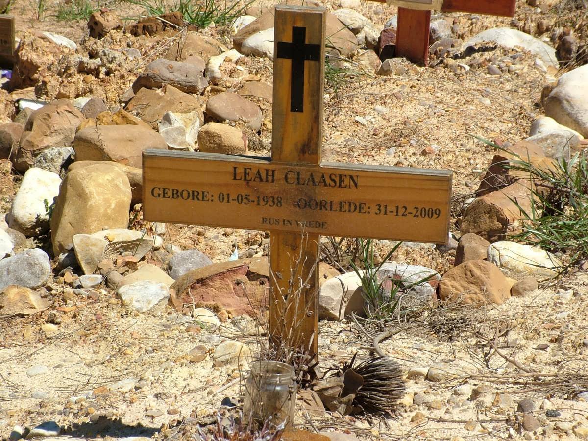 CLAASEN Leah 1938-2009