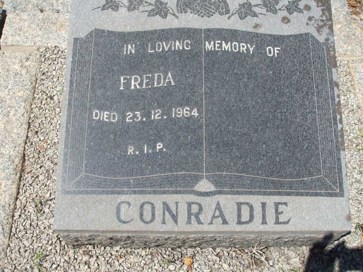 CONRADIE Freda -1964