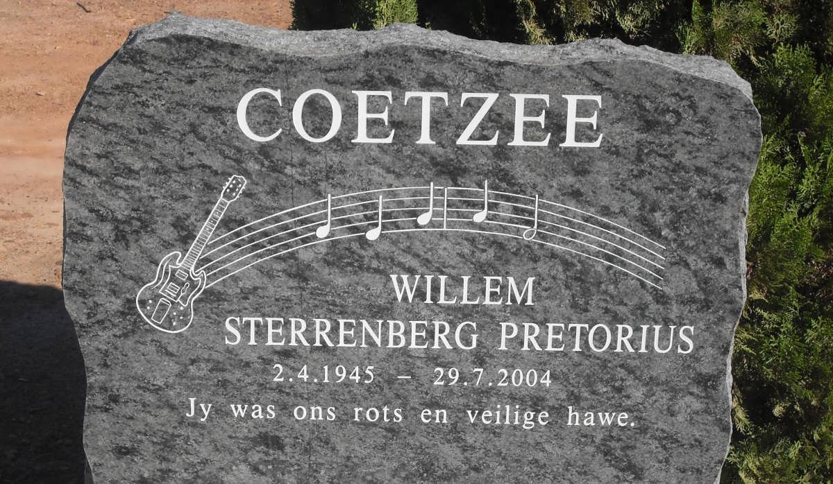 COETZEE Willem Sterrenberg Pretorius 1945-2004