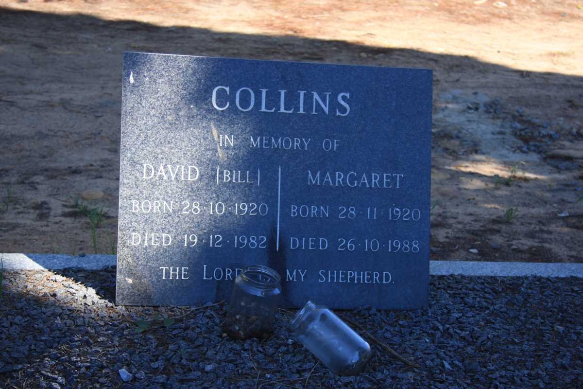 COLLINS David 1920-1982 &amp; Margaret 1920-1988