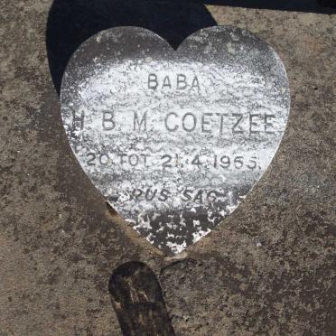 COETZEE H.B.M. 1955-1955