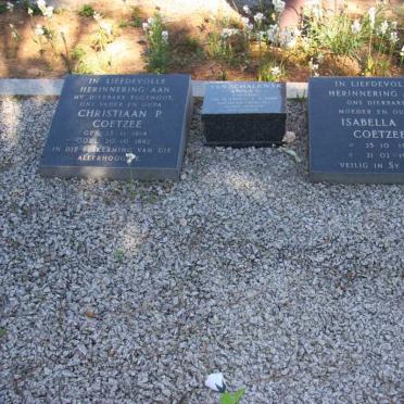 COETZEE Christiaan P. 1914-1982 &amp; Isabella W. 1917-1996 :: VAN SCHALKWYK Anna S. nee COETZEE 1942-2008