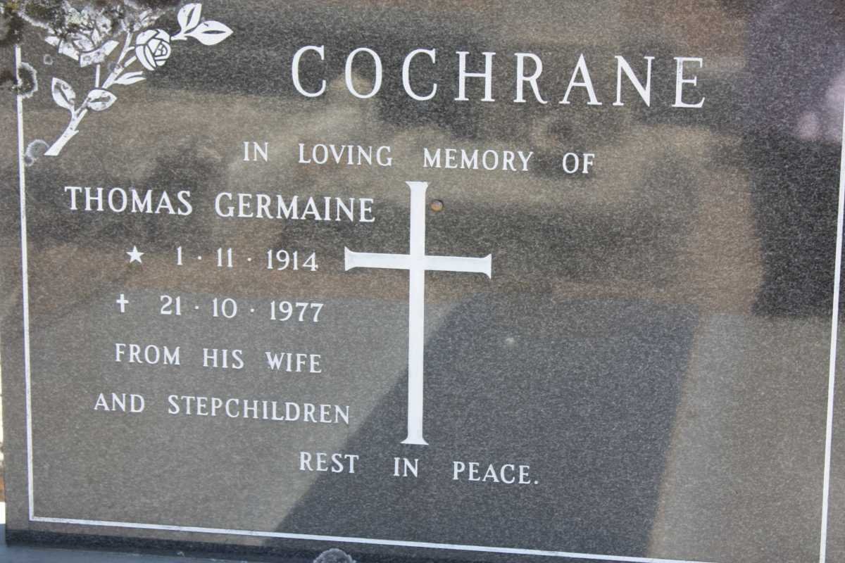 COCHRANE Thomas Germaine 1914-1977