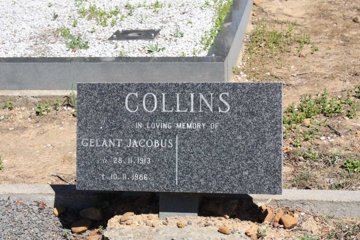 COLLINS Gelant Jacobus 1913-1986