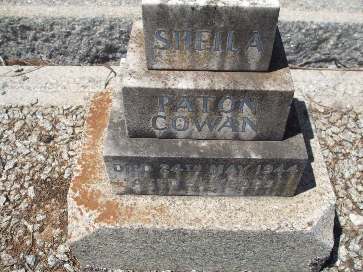 COWEN Sheila Paton -1944