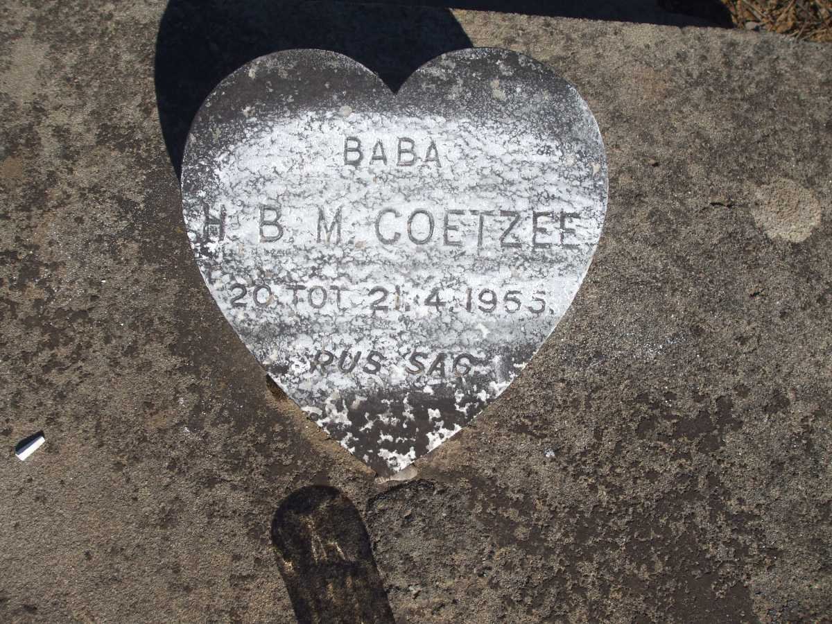 COETZEE H.B.M. 1955-1955