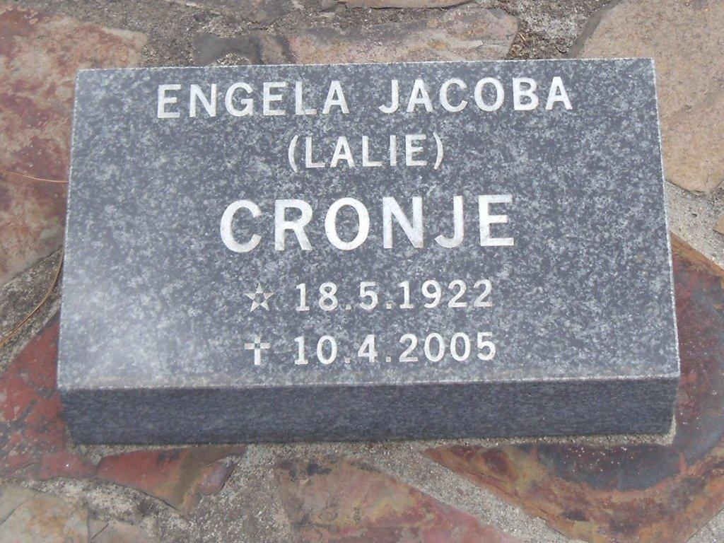 CRONJE Engela Jacoba 1922-2005