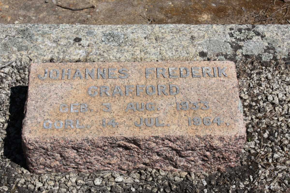 CRAFFORD Johannes Frederick 1933-1964