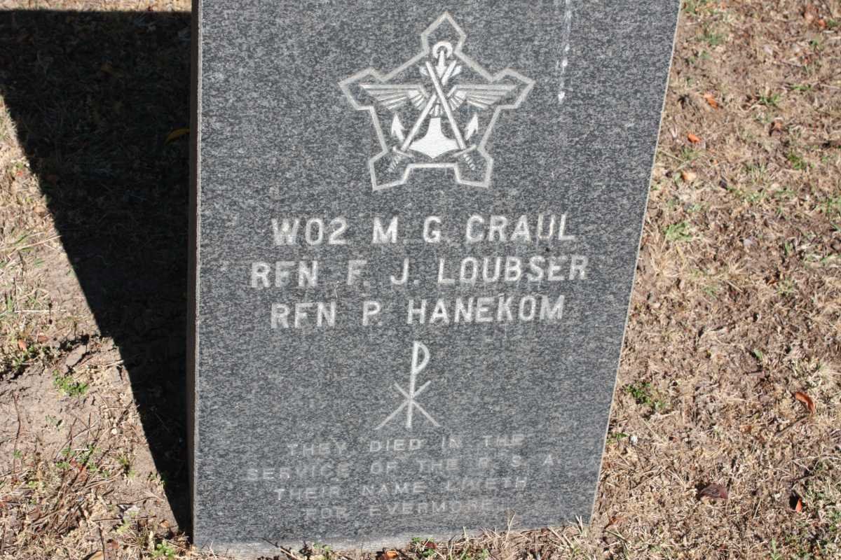 CRAUL M.G. :: LOUBSER F.J. :: HANEKOM P.