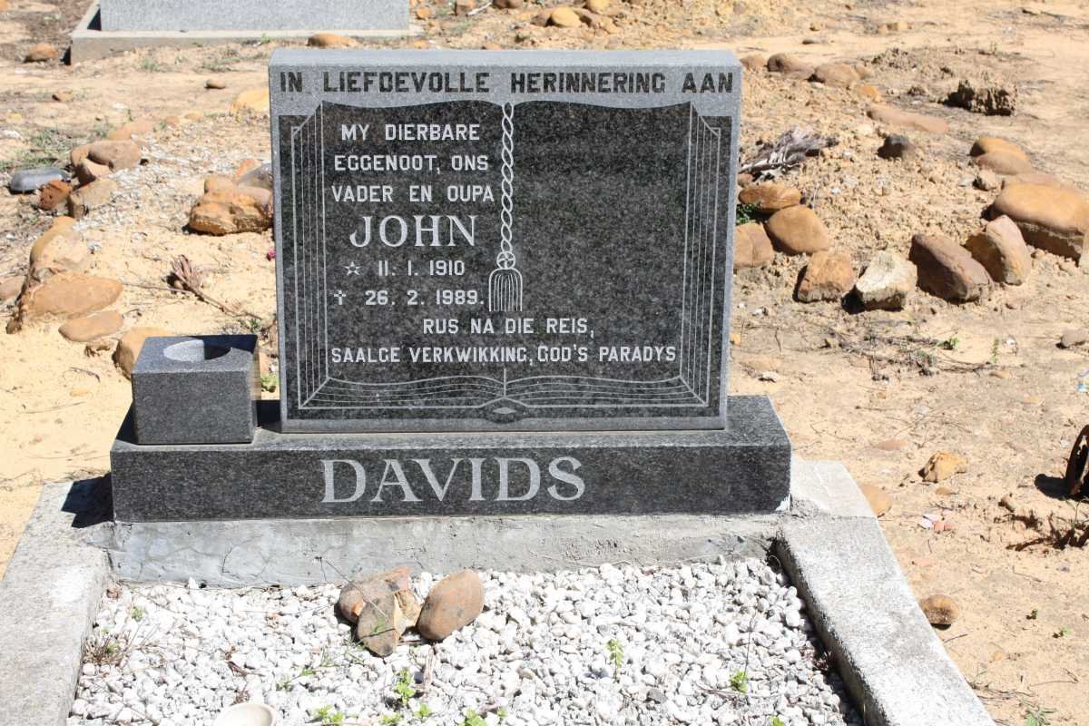 DAVIDS John 1910-1989