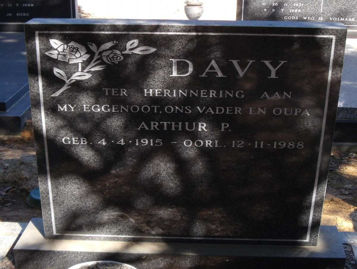 DAVY Arthur P. 1915-1988