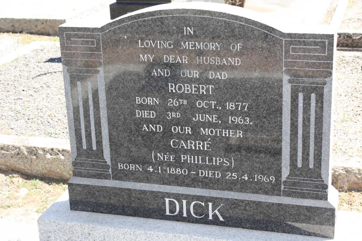 DICK Robert 1877-1963 &amp; Carré PHILLIPS 1880-1969