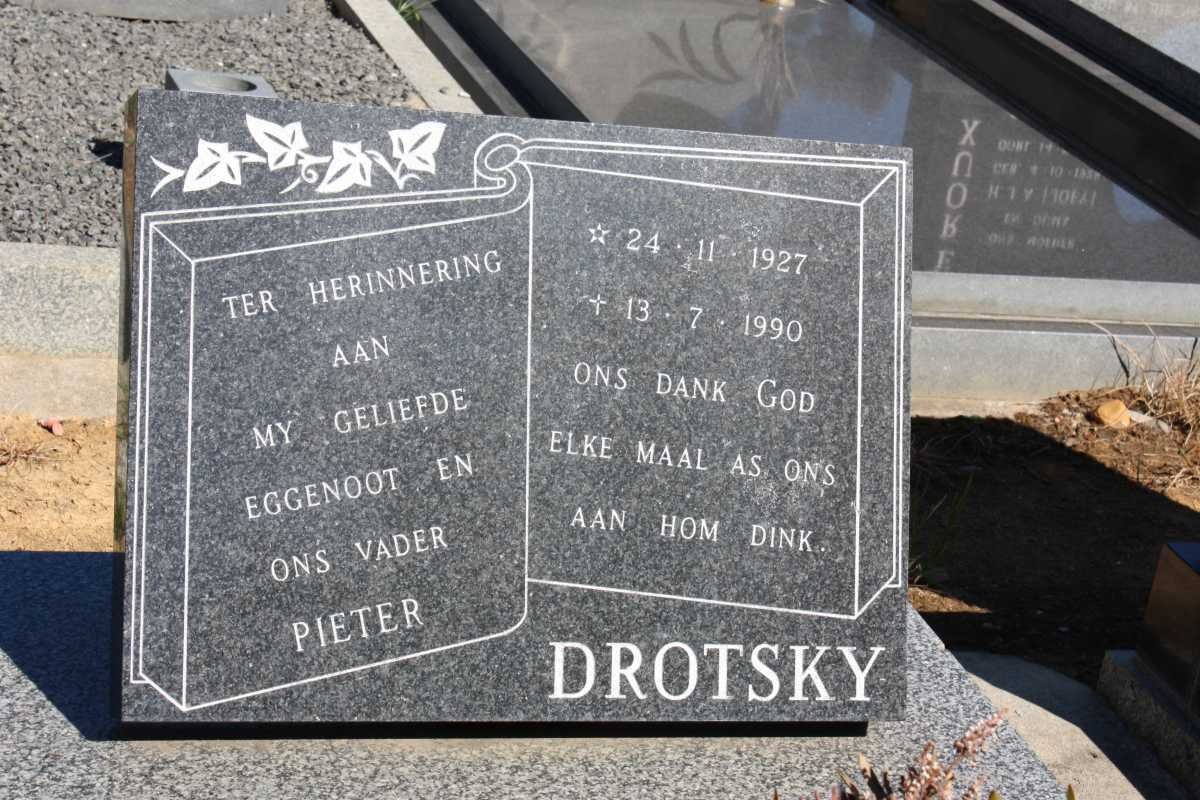 DROTSKY Pieter 1927-1990