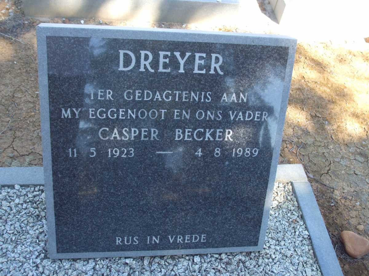 DREYER Casper Becker 1923-1989