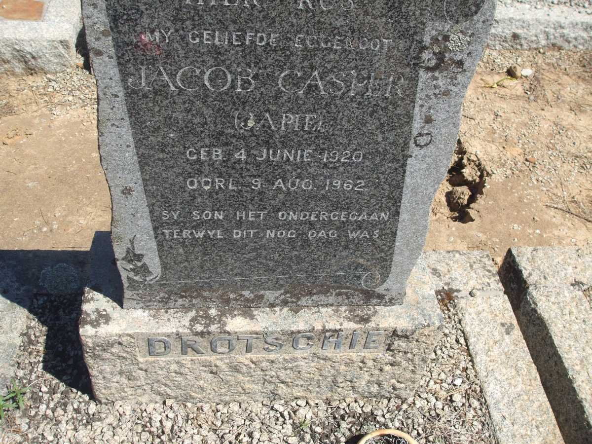 DROTSCHIE Jacob Casper 1920-1962