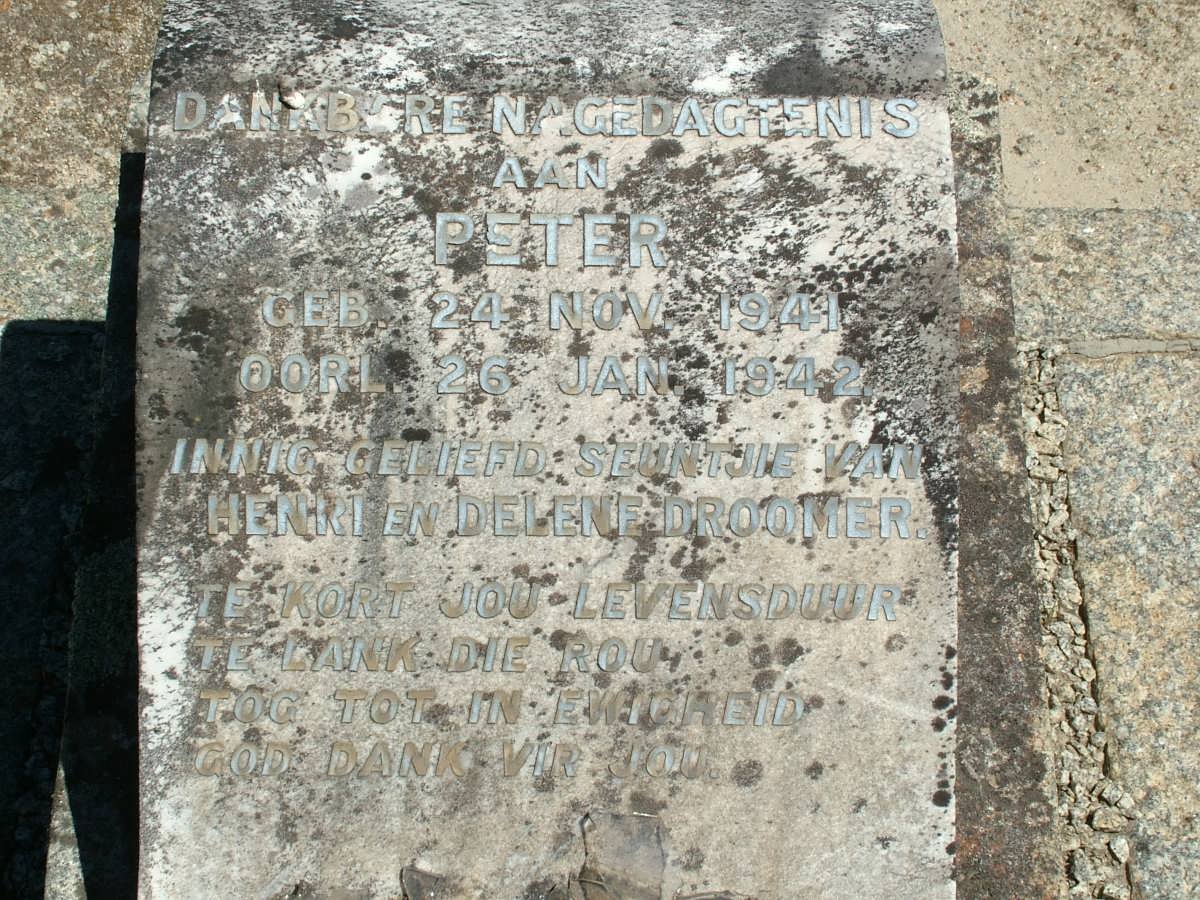 DROOMER Peter 1941-1942