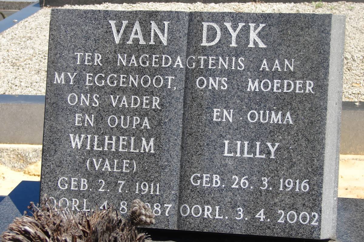 DYK Wilhelm, van 1911-1987 &amp; Lilly 1916-2002