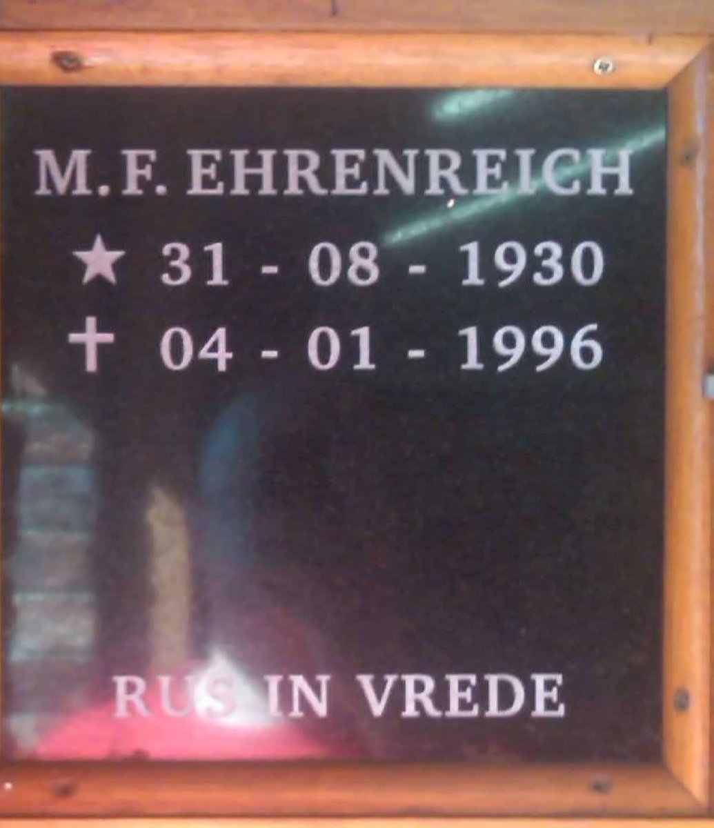 EHRENREICH M.F. 1930-1996