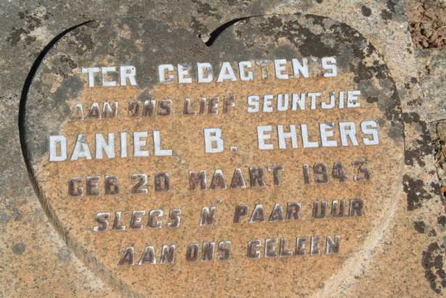 EHLERS Daniel B. 1943-1943
