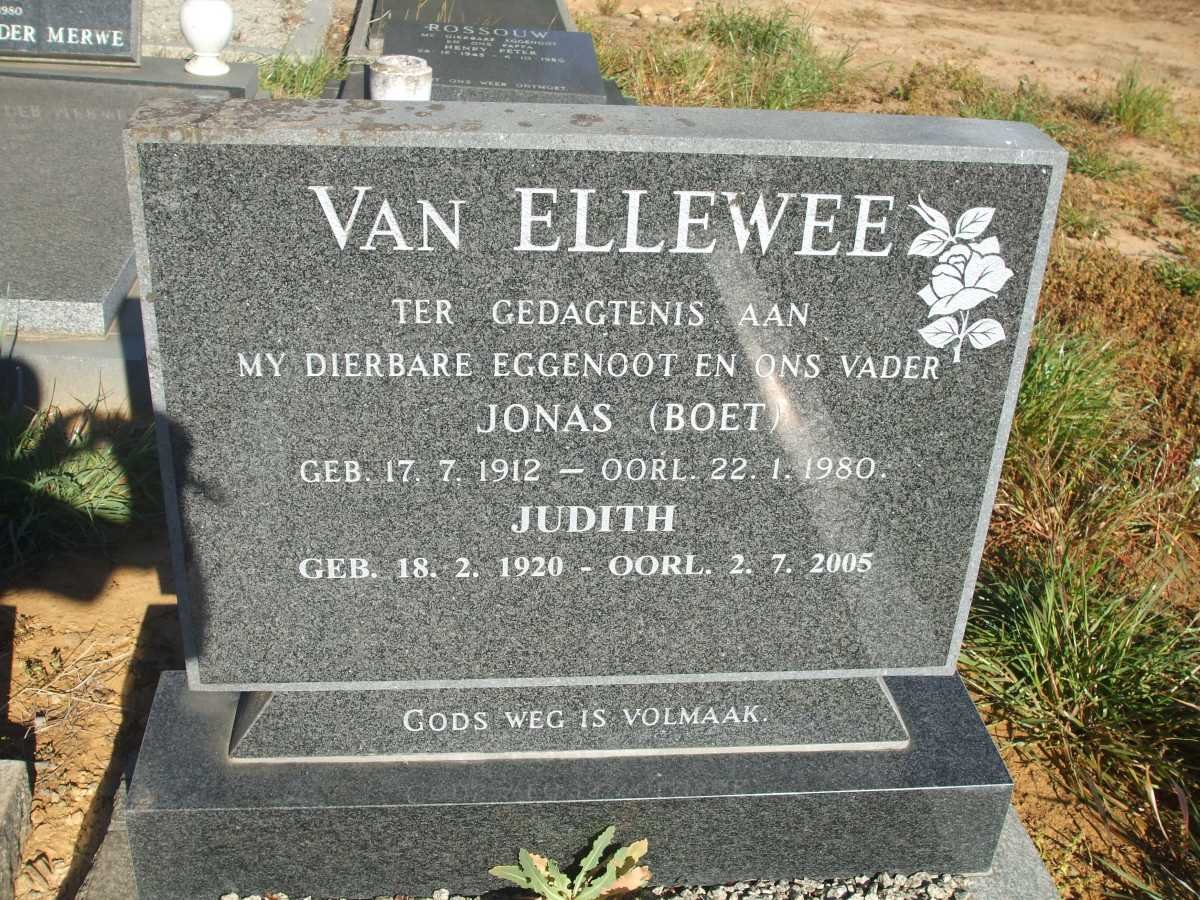 ELLEWEE Jonas, van 1912-1980 &amp; Judith 1920-2005