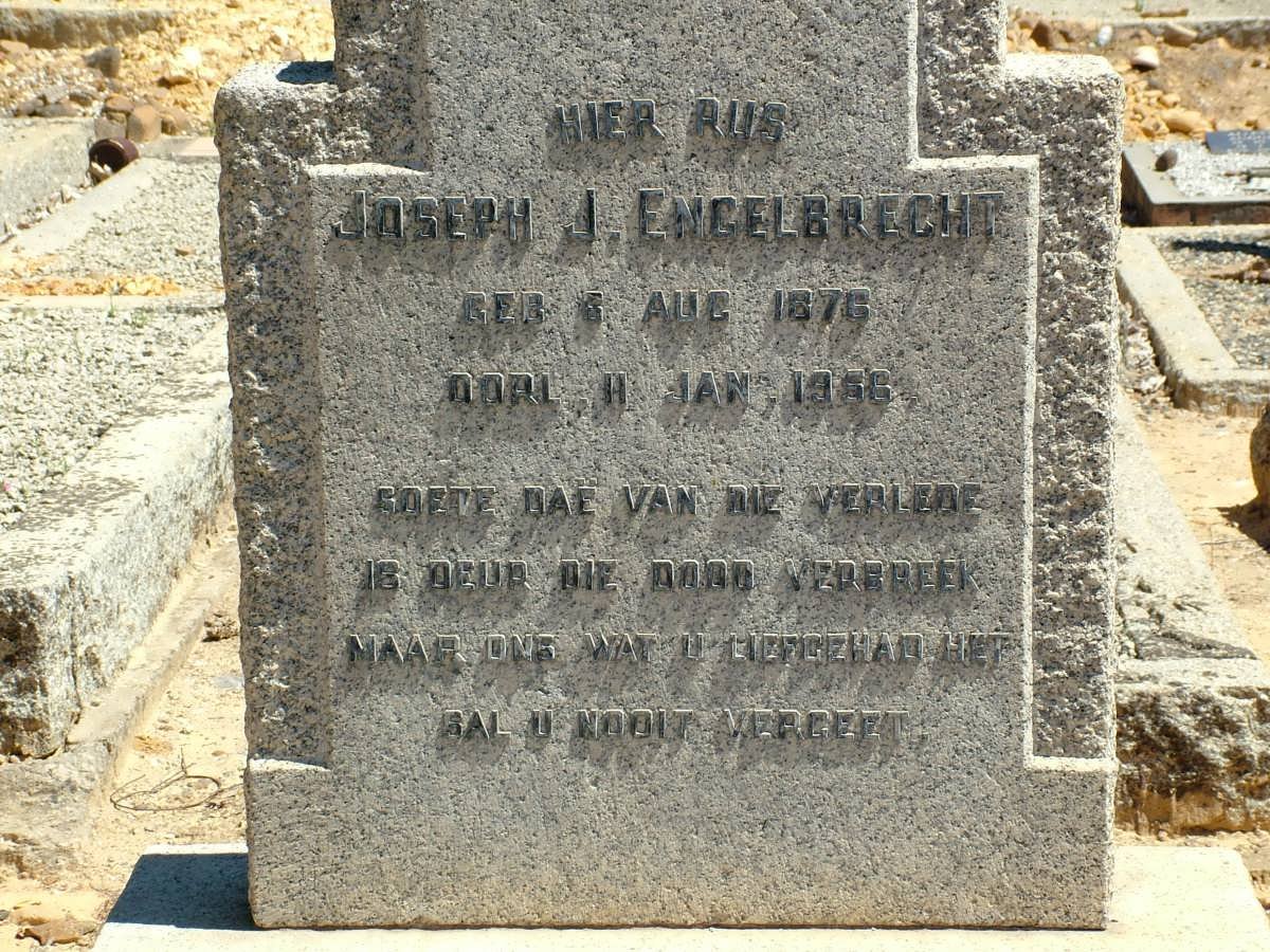 ENGELBRECHT Joseph J. 1876-1956