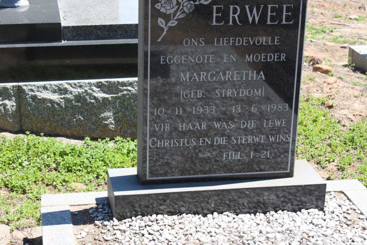 ERWEE Margaretha nee STRYDOM 1933-1983