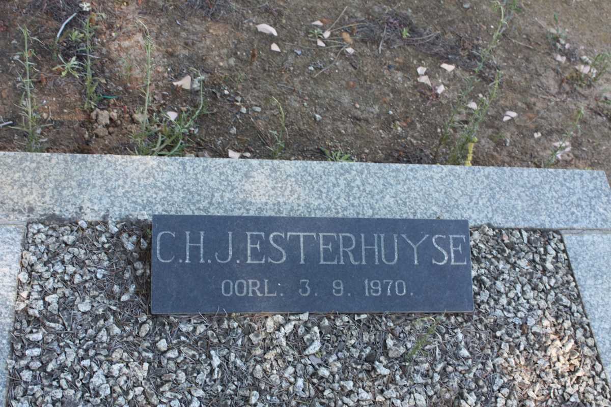 ESTERHUYSE C.H.J. -1970