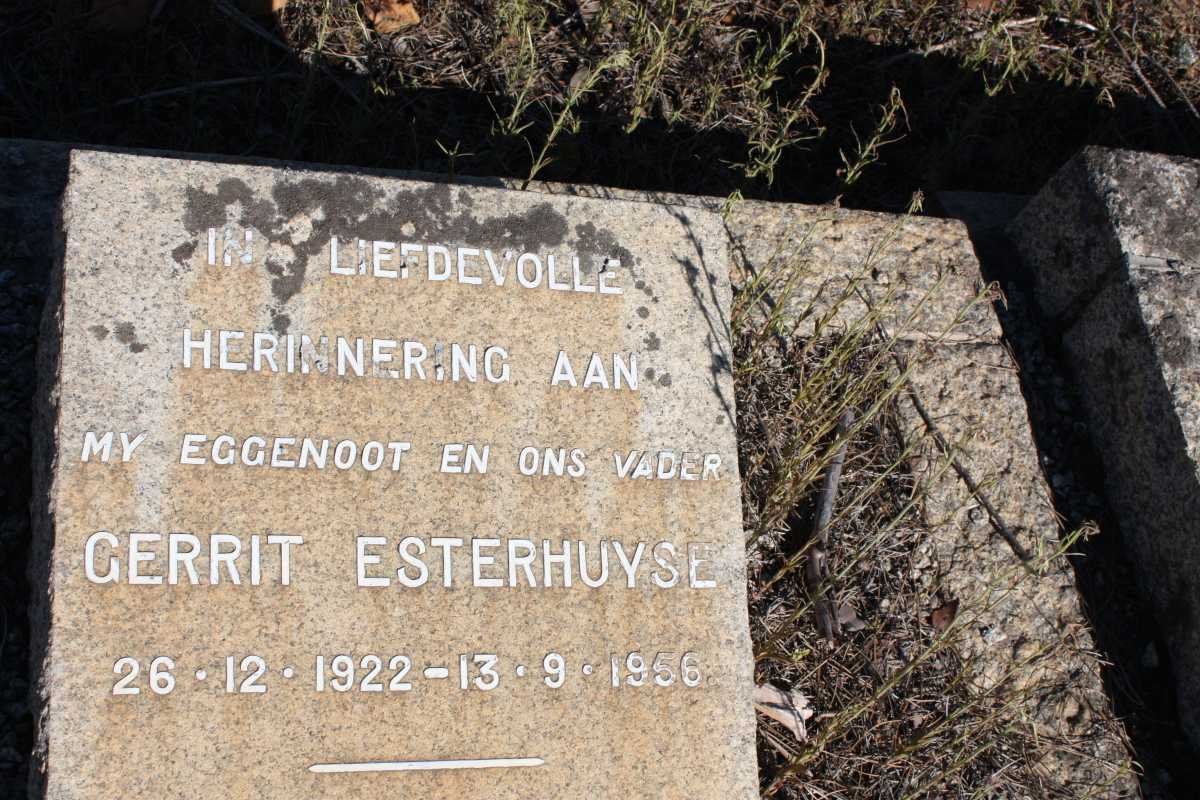 ESTERHUYSE Gerrit 1922-1956