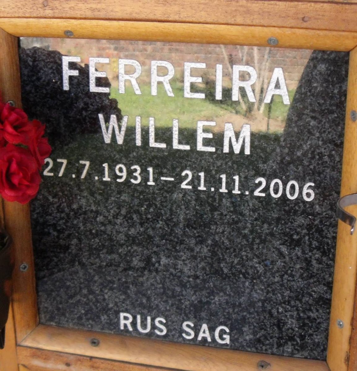 FERREIRA Willem 1931-2006