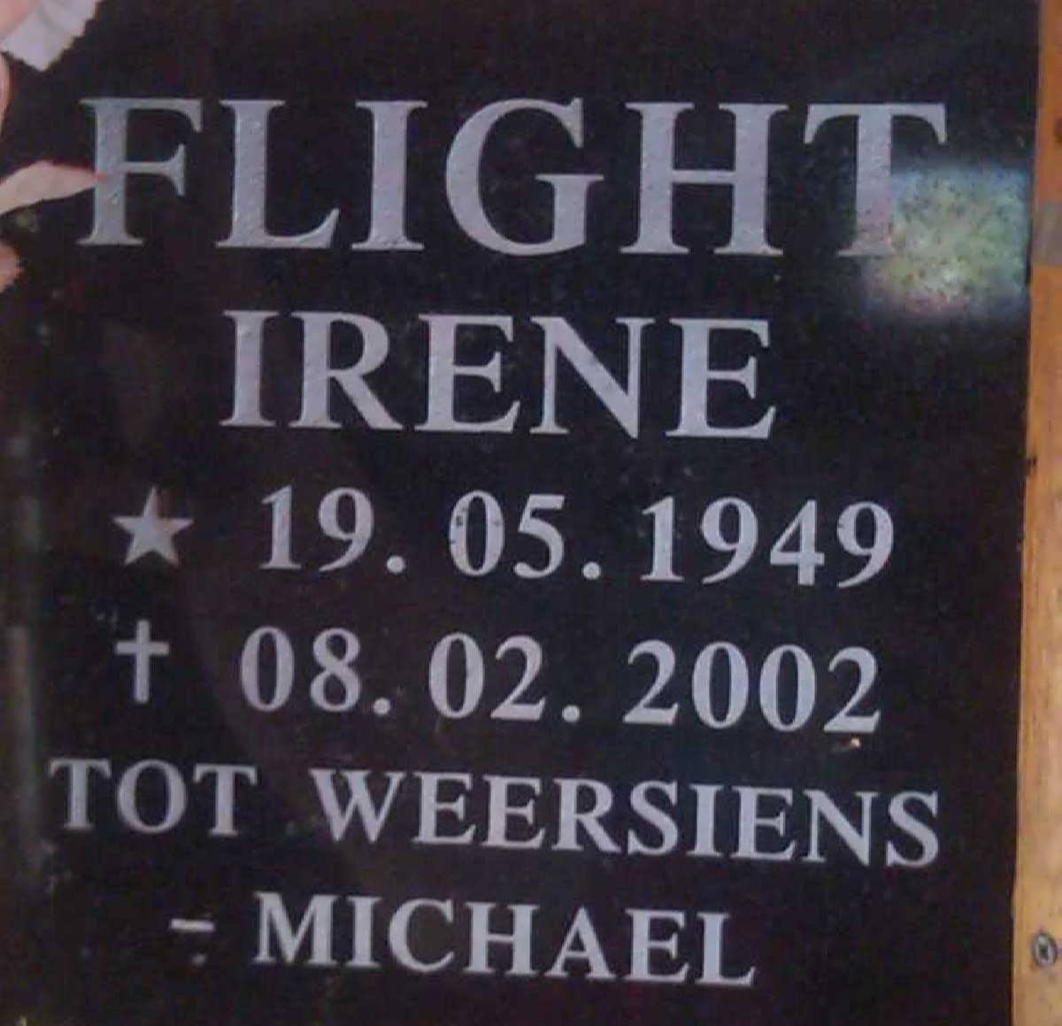 FLIGHT Irene 1949-2002
