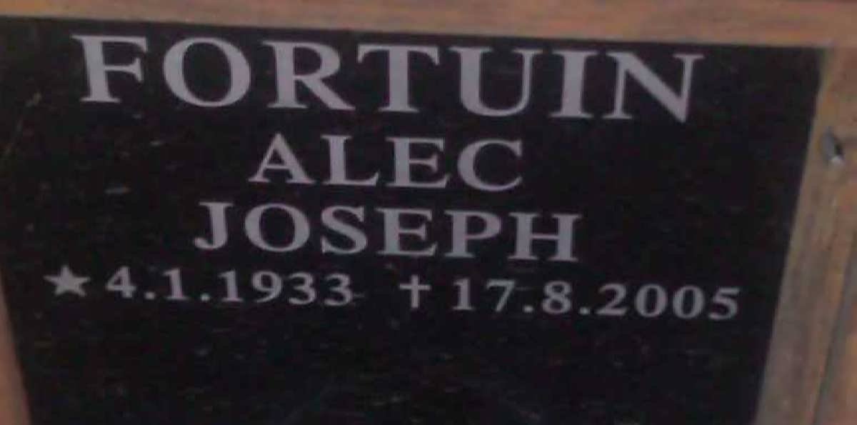 FORTUIN Alec Joseph 1933-2005