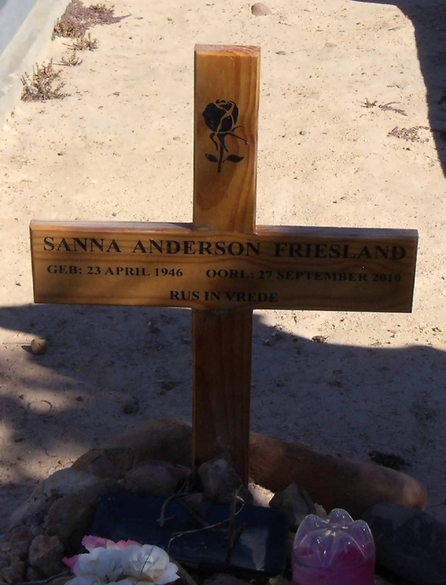 FRIESLAND Sanna Anderson 1946-2010