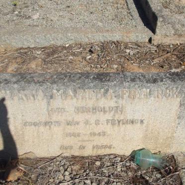 FRYLINCK John Roland 1860-1947 &amp; Johanna Martha nee HERHOLDT 1862-1943 