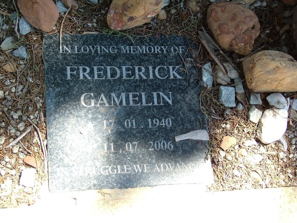 GAMELIN Frederick 1940-2006