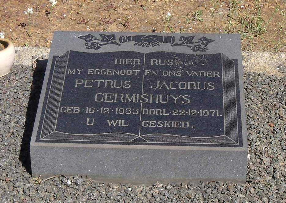 GERMISHUYS Petrus Jacobus 1933-1971