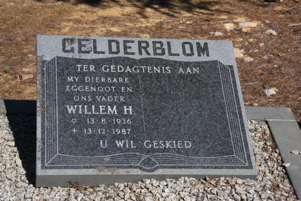 GELDERBLOM Willem H. 1936-1987