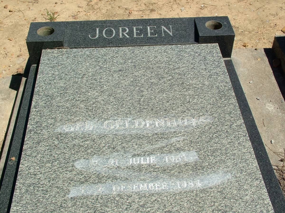 GELDENHUYS Joreen 1962-1984
