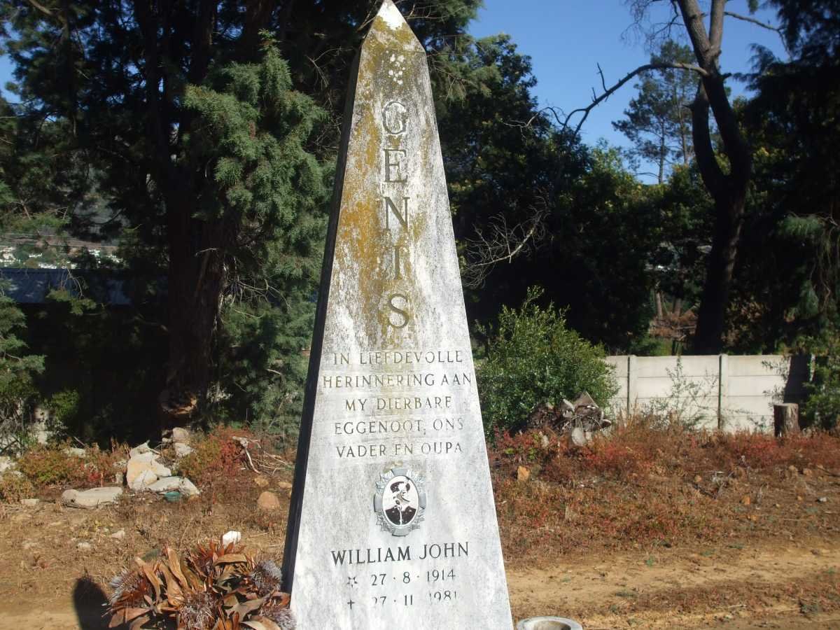 GENTS William John 1914-1981