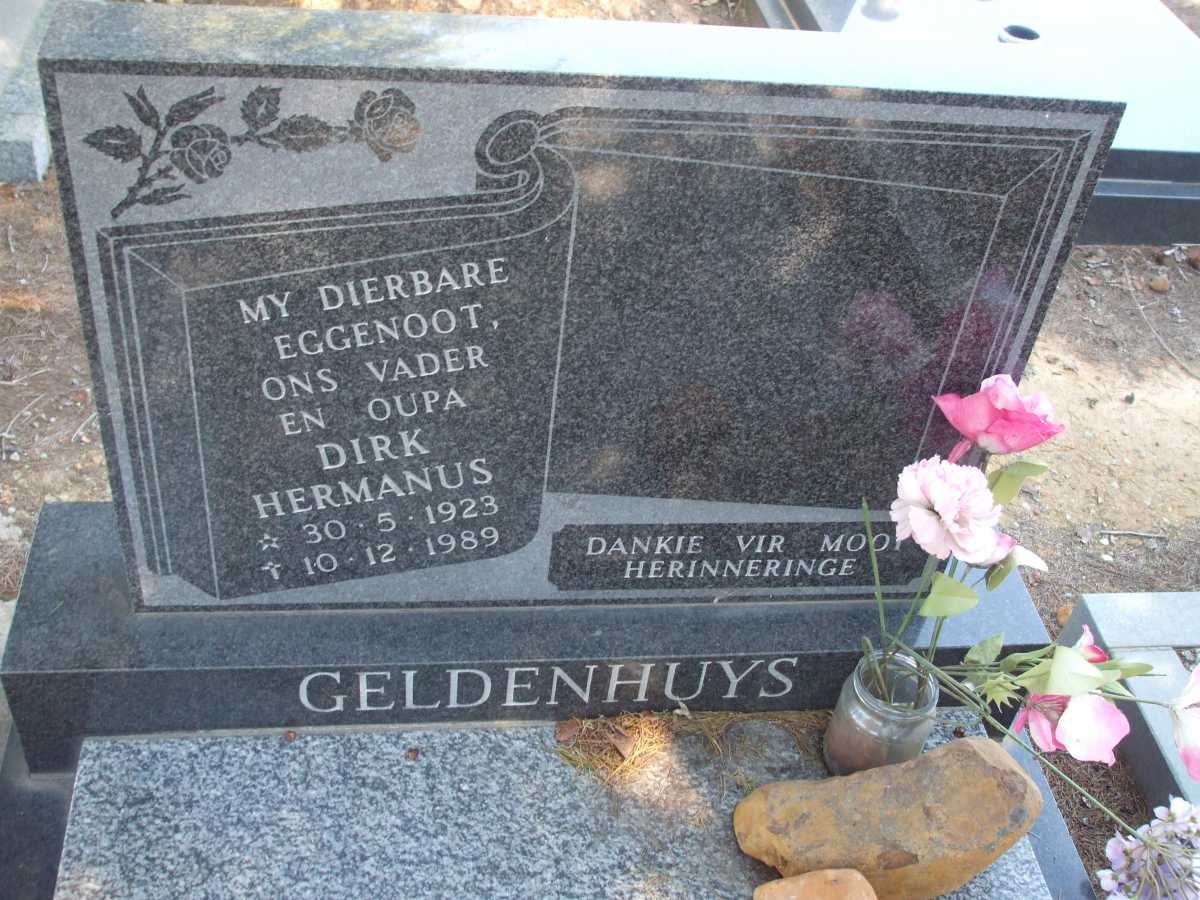 GELDENHUYS Dirk Hermanus 1923-1989