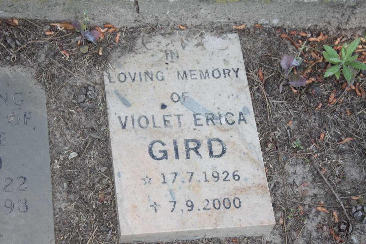 GIRD Violet Erica 1926-2000