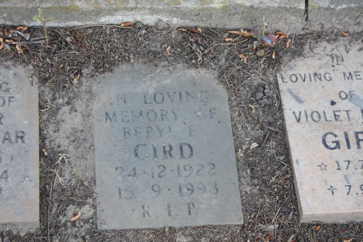 GIRD Beryl E. 1922-1998