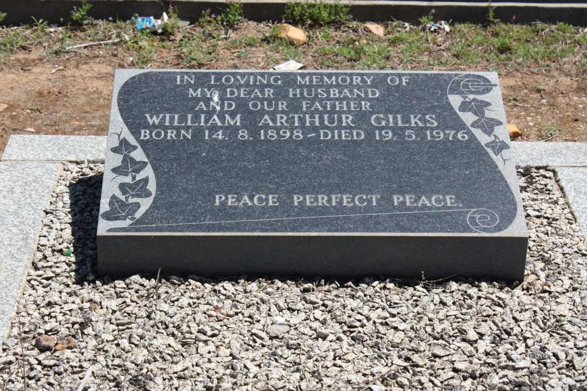 GILKS William Arthur 1898-1976
