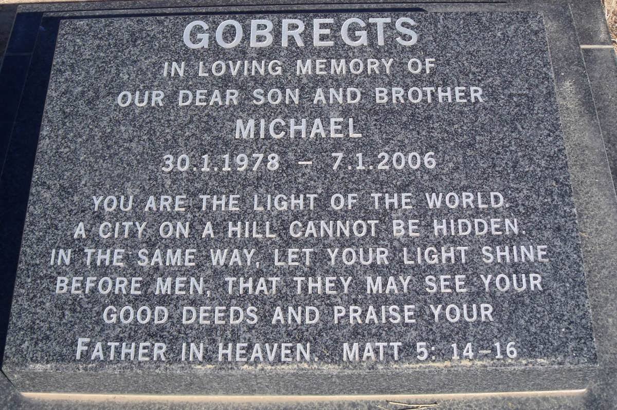 GOBREGTS Michael 1978-2006