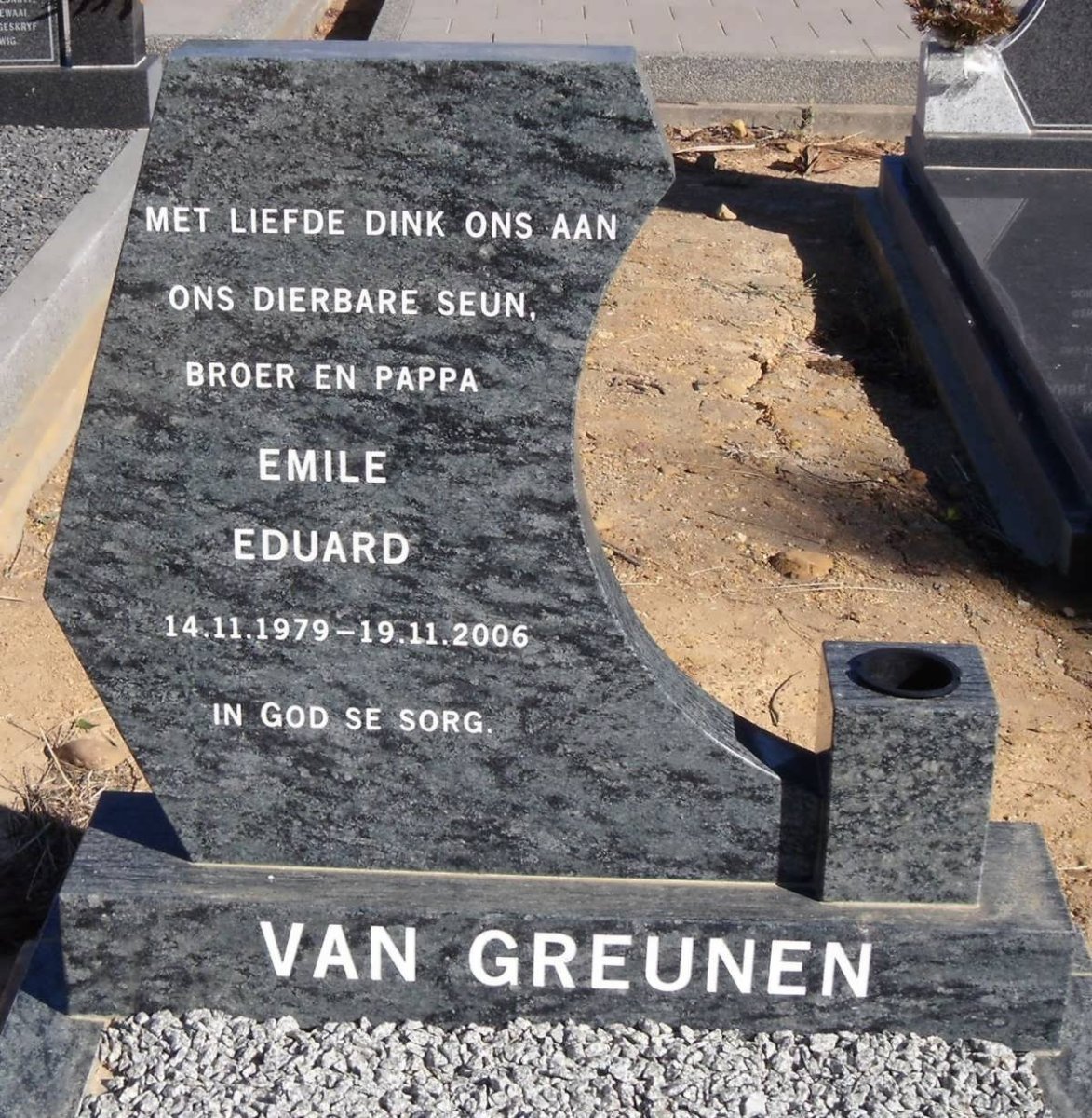 GREUNEN Emile Eduard, van 1979-2006