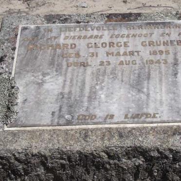 GRUNEBERG Richard George 1895-1943